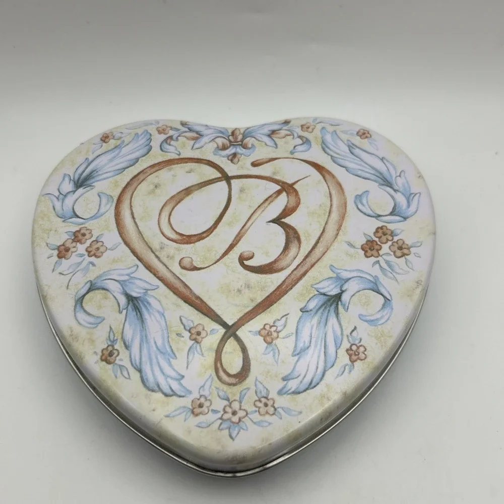 Brighton Heart Shaped Tin Trinket Jewelry‎ Box